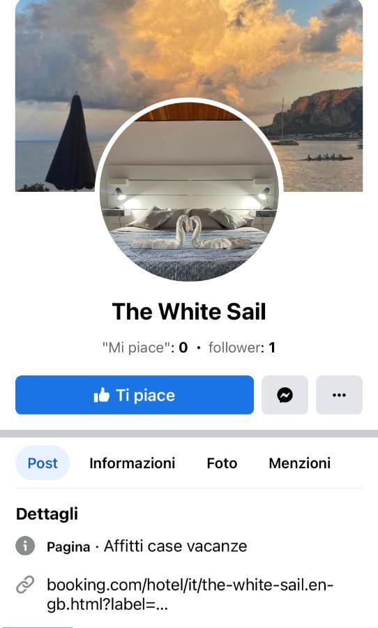 The White Sail - Mondello Apartment With Terrace - Casa Di Vincenzo E Andrea Extérieur photo